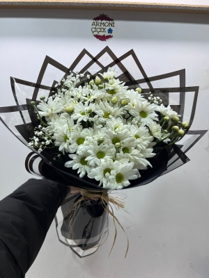 Beyaz Papatya Buketi