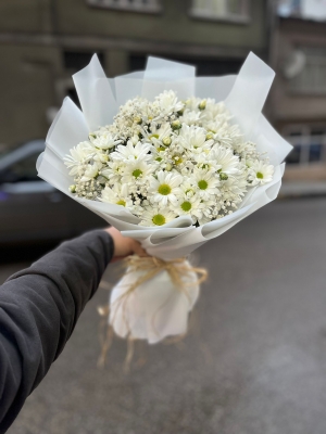 Beyaz Papatya Buketi